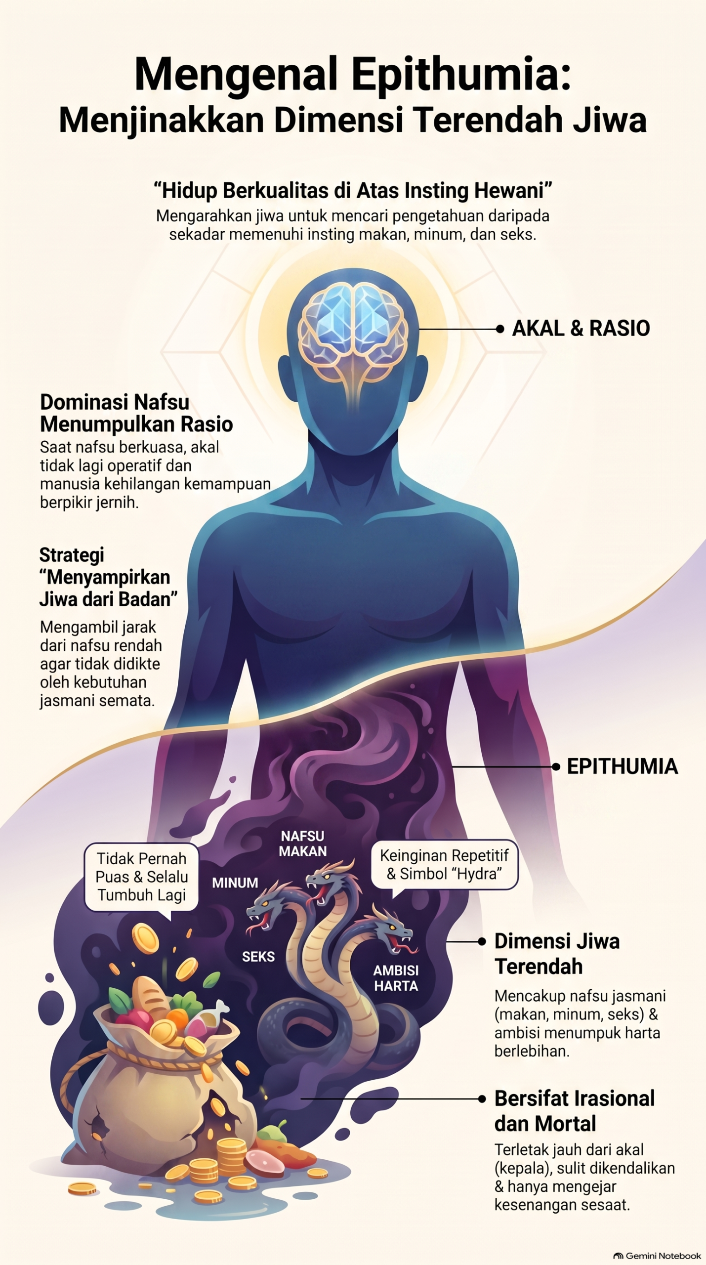 Mengenal Epithumia Dimensi Terendah Jiwa