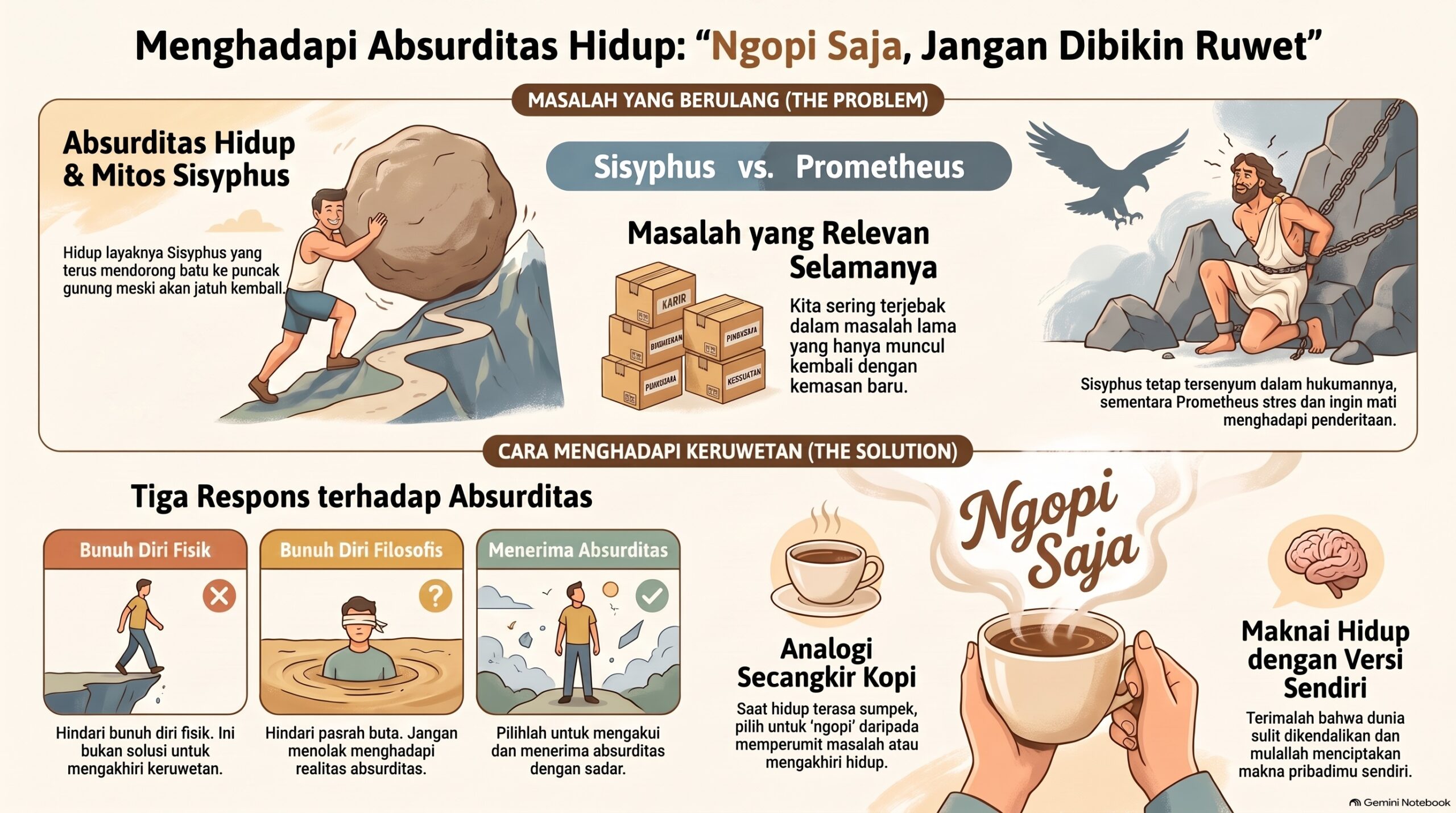 Menghadapi Absurditas Hidup dengan Santai