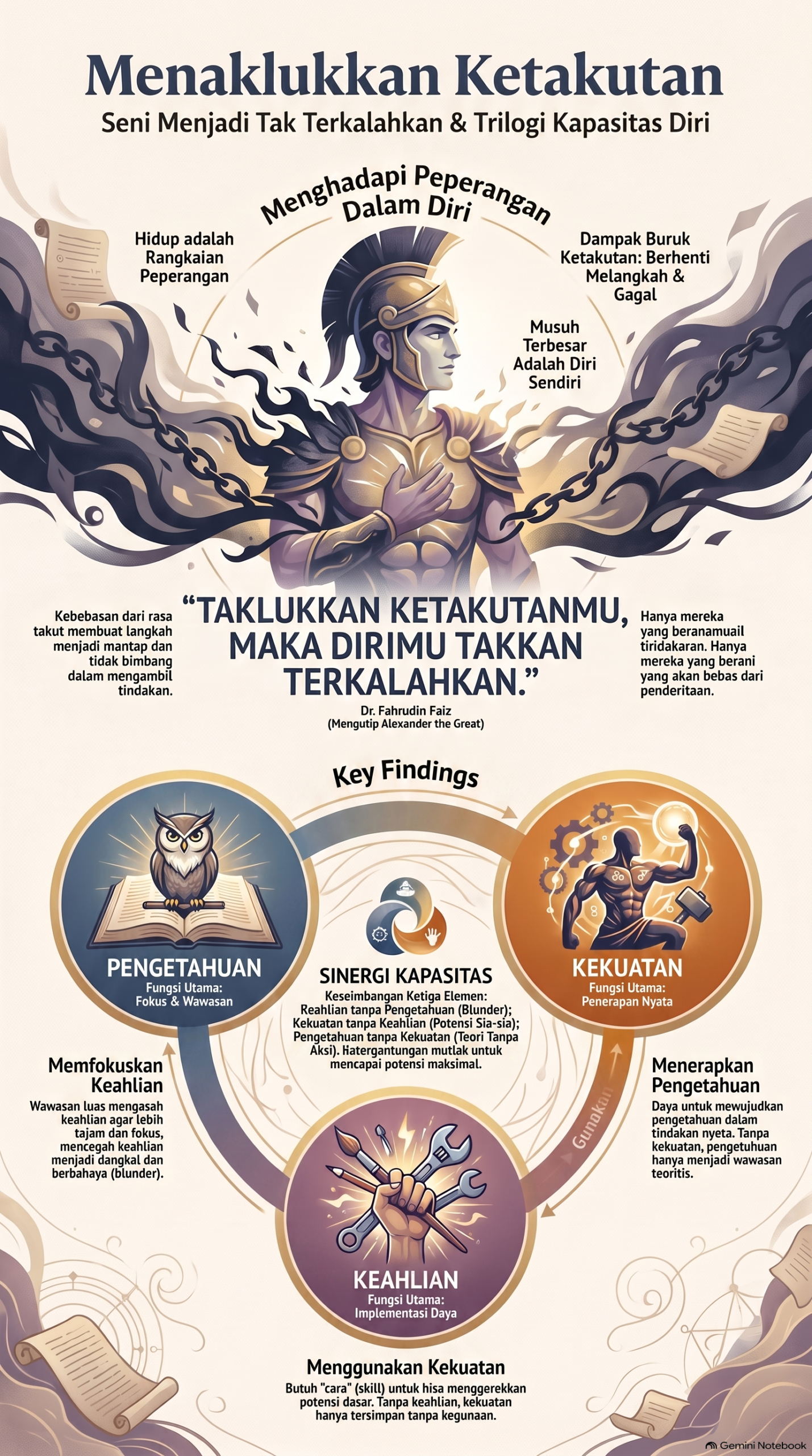 Seni Menaklukkan Ketakutan Diri