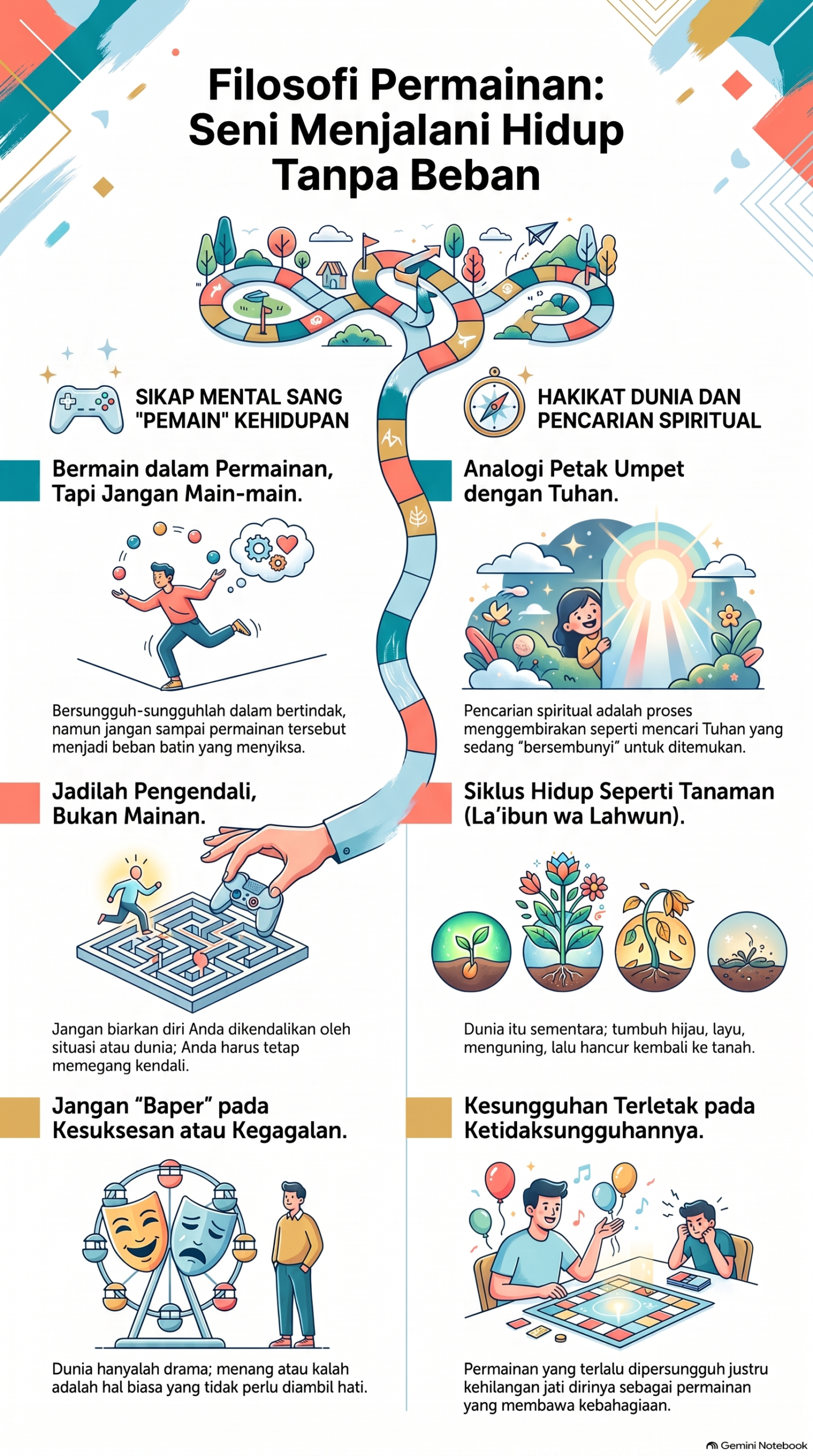Seni Menjalani Hidup Tanpa Beban