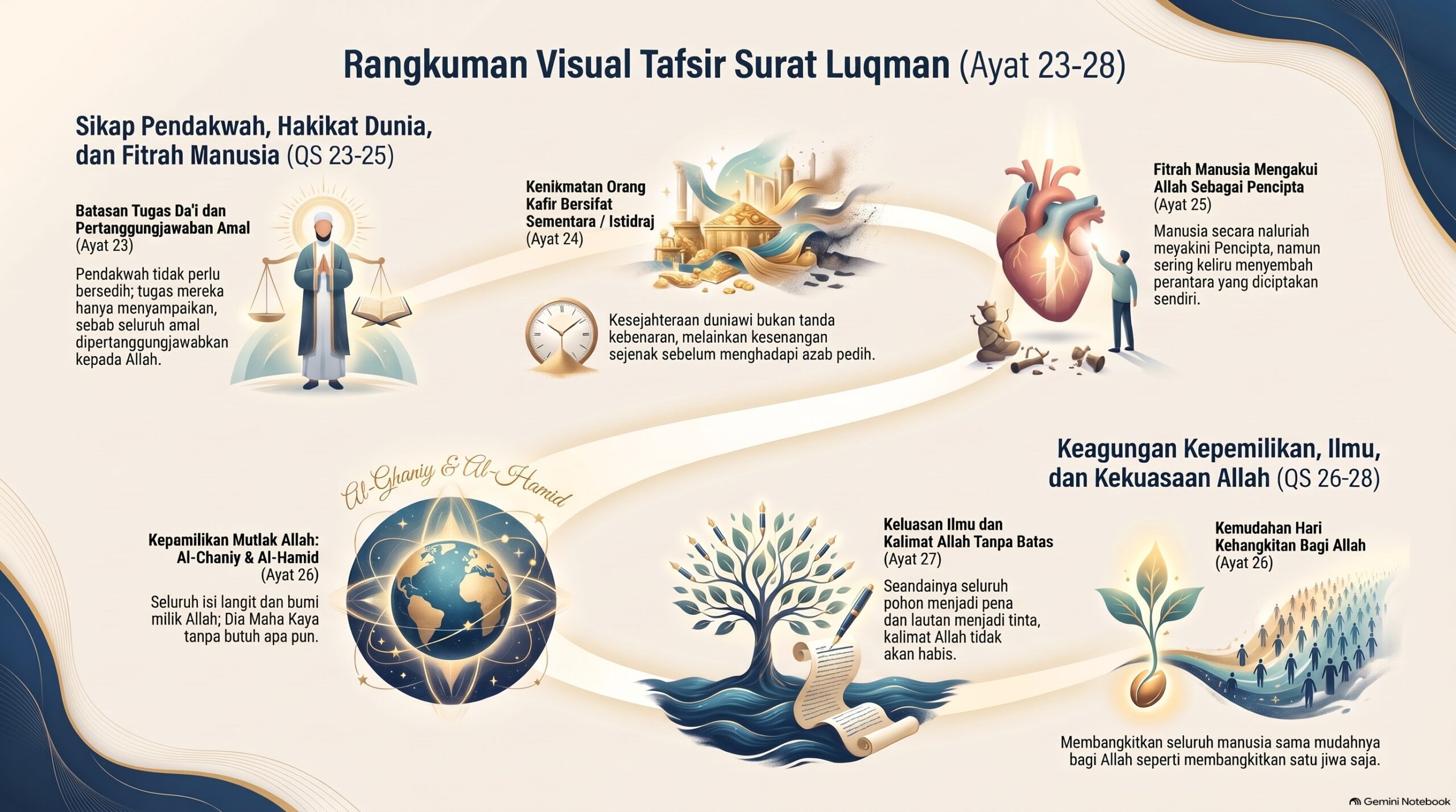 AB Rangkuman Visual Surat Luqman 23