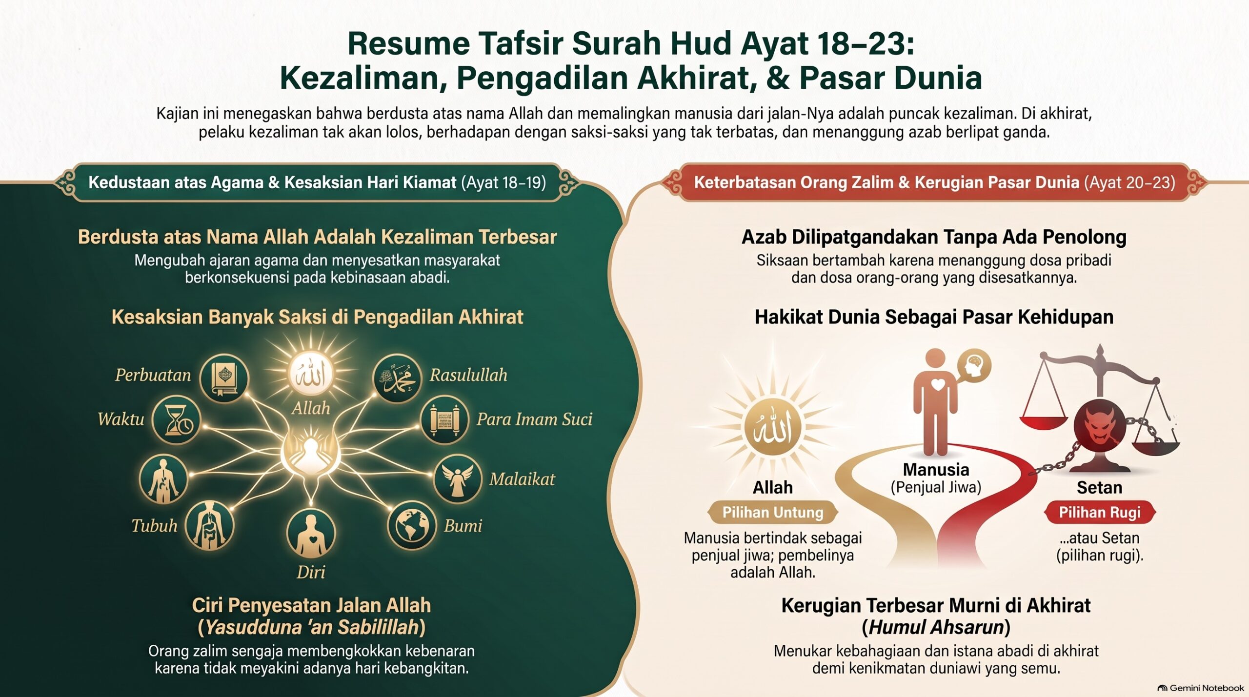 AB Tafsir Surah Hud 18–23