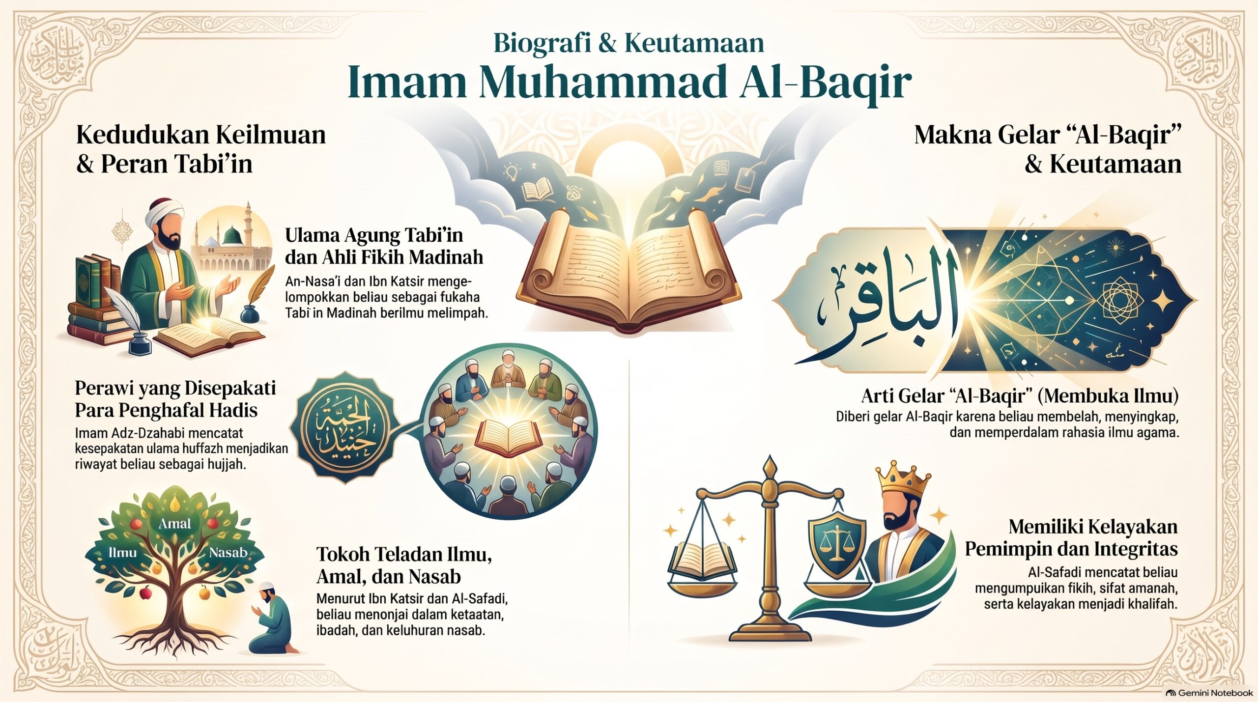 Dalil2 Biografi Imam Muhammad Al Baqir
