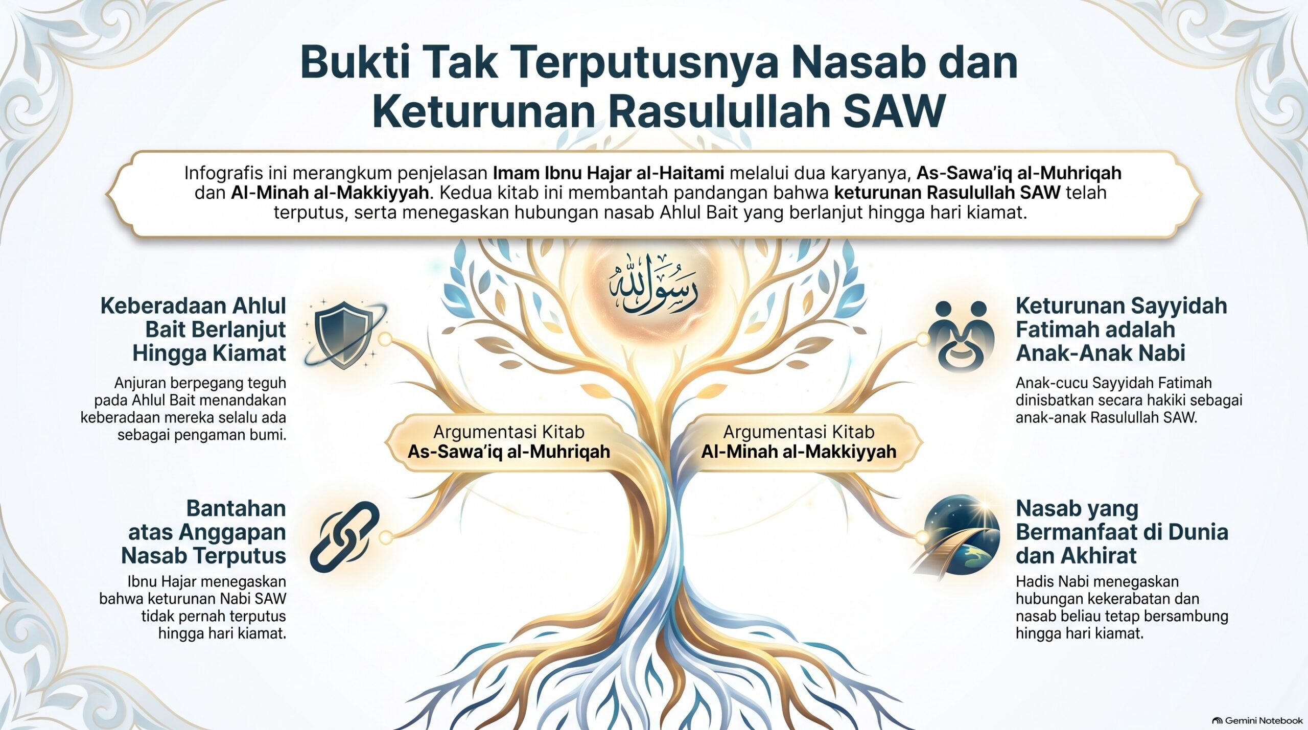 Dalil2 Bukti Tak Terputusnya Nasab Rasulullah