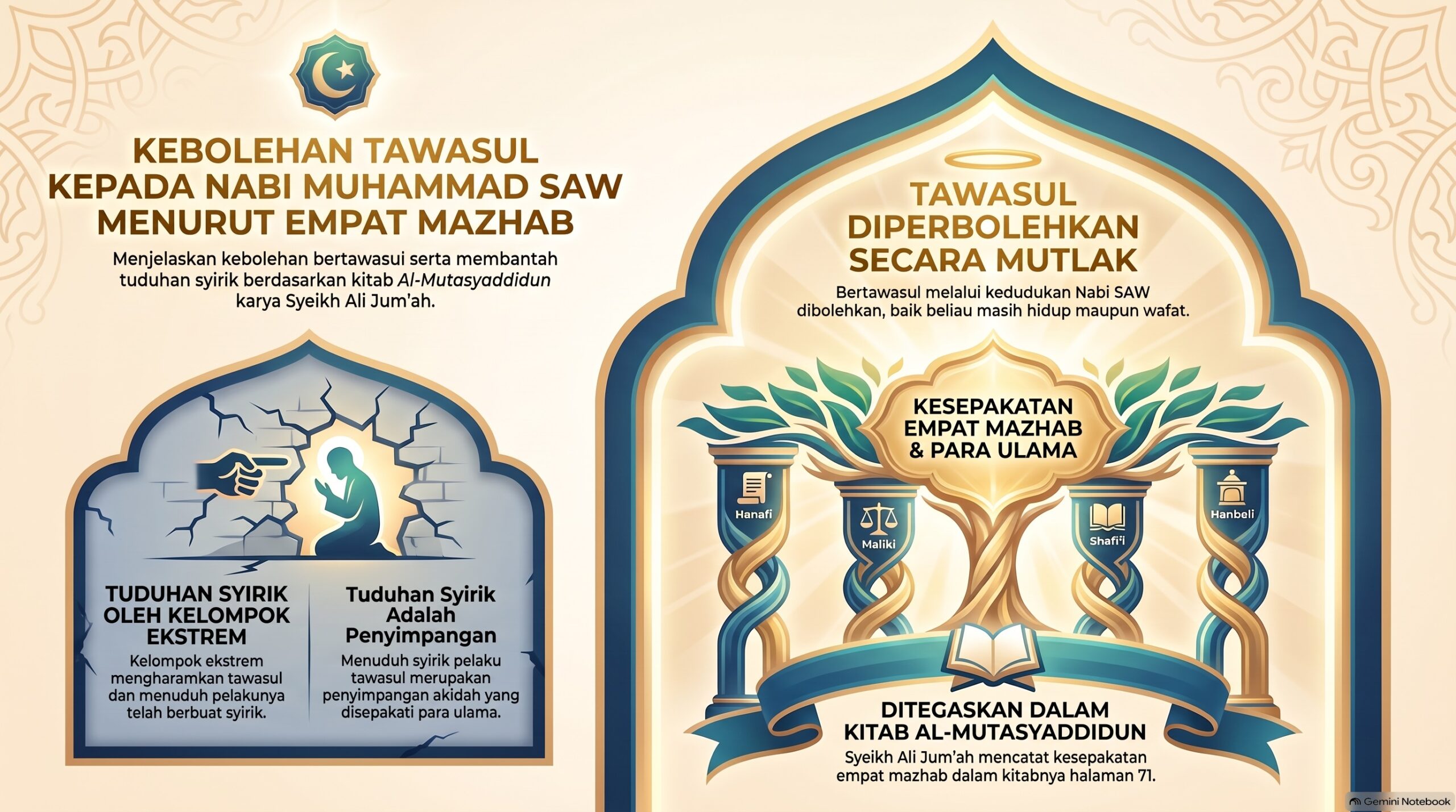 Dalil2 Kebolehan Tawasul Menurut Empat Mazhab