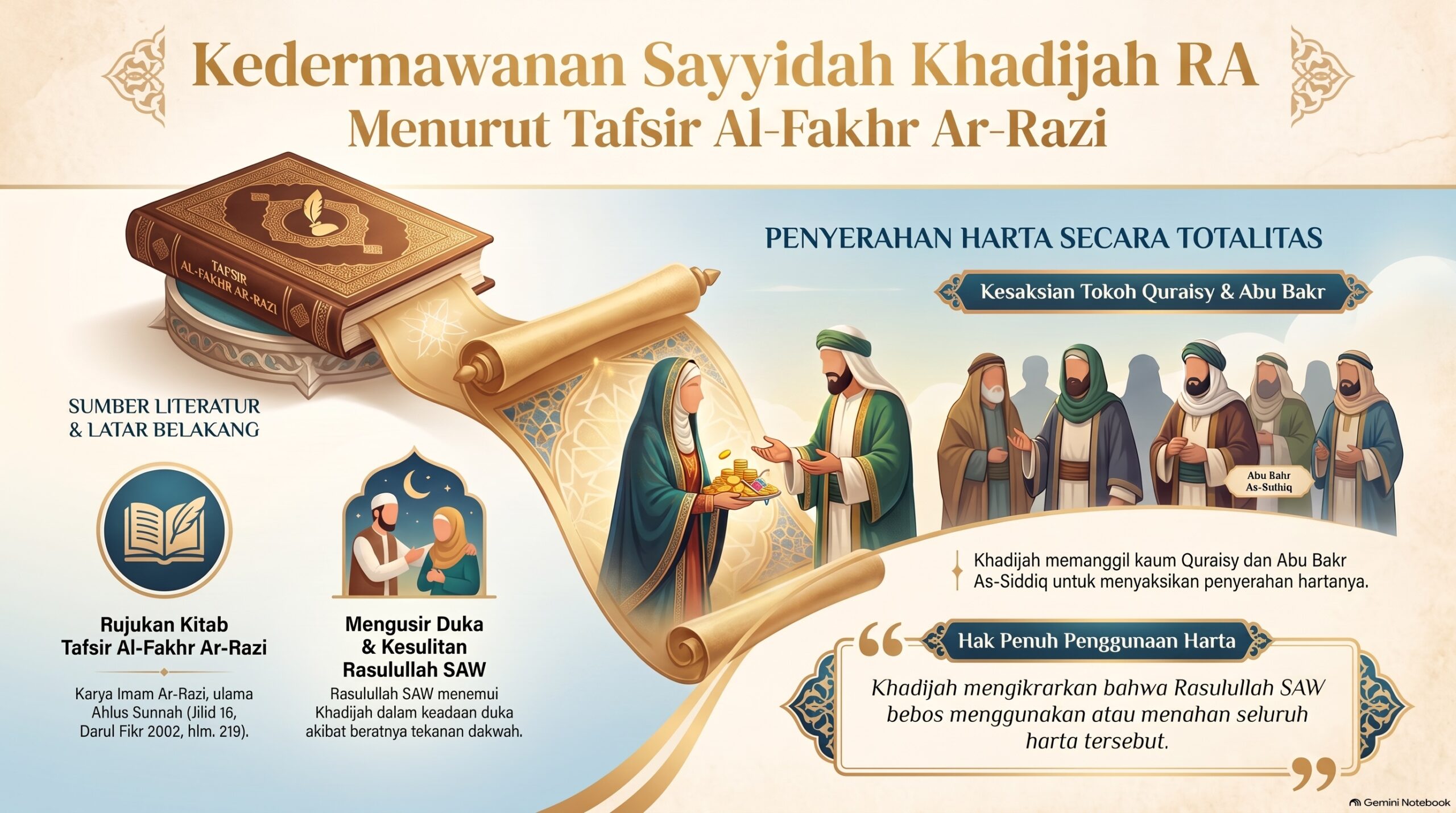Dalil2 Kedermawanan Sayyidah Khadijah RA