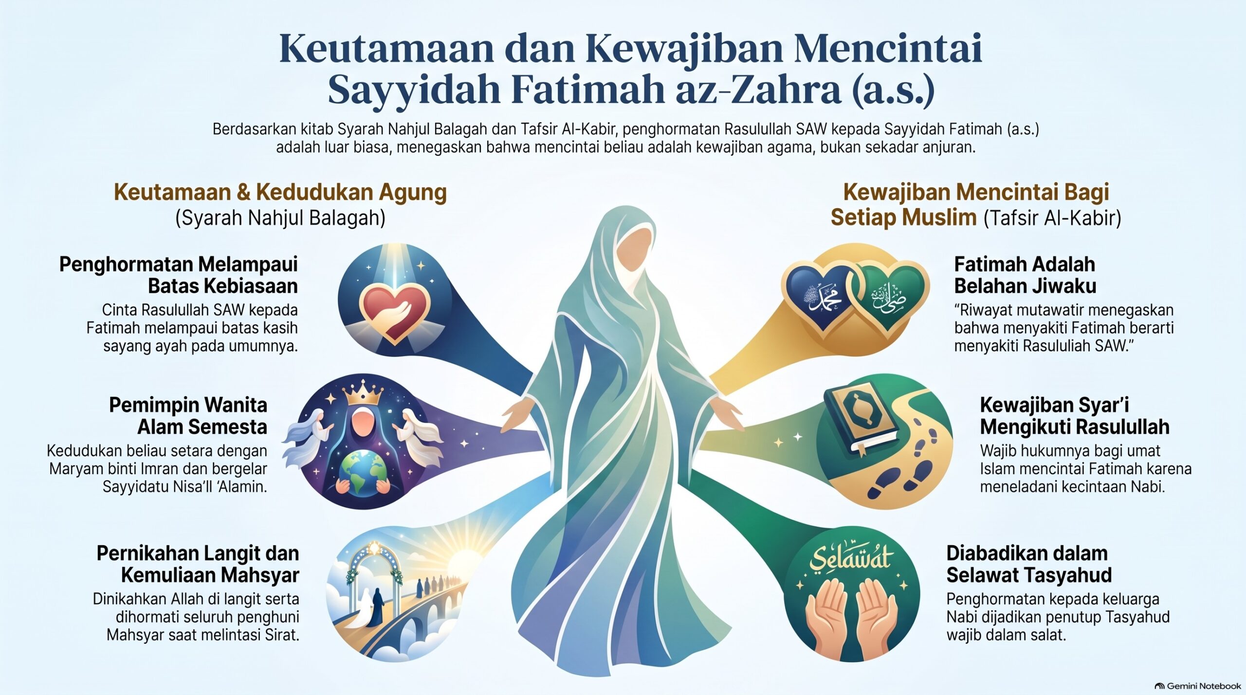 Dalil2 Keutamaan Mencintai Sayyidah Fatimah az Zahra