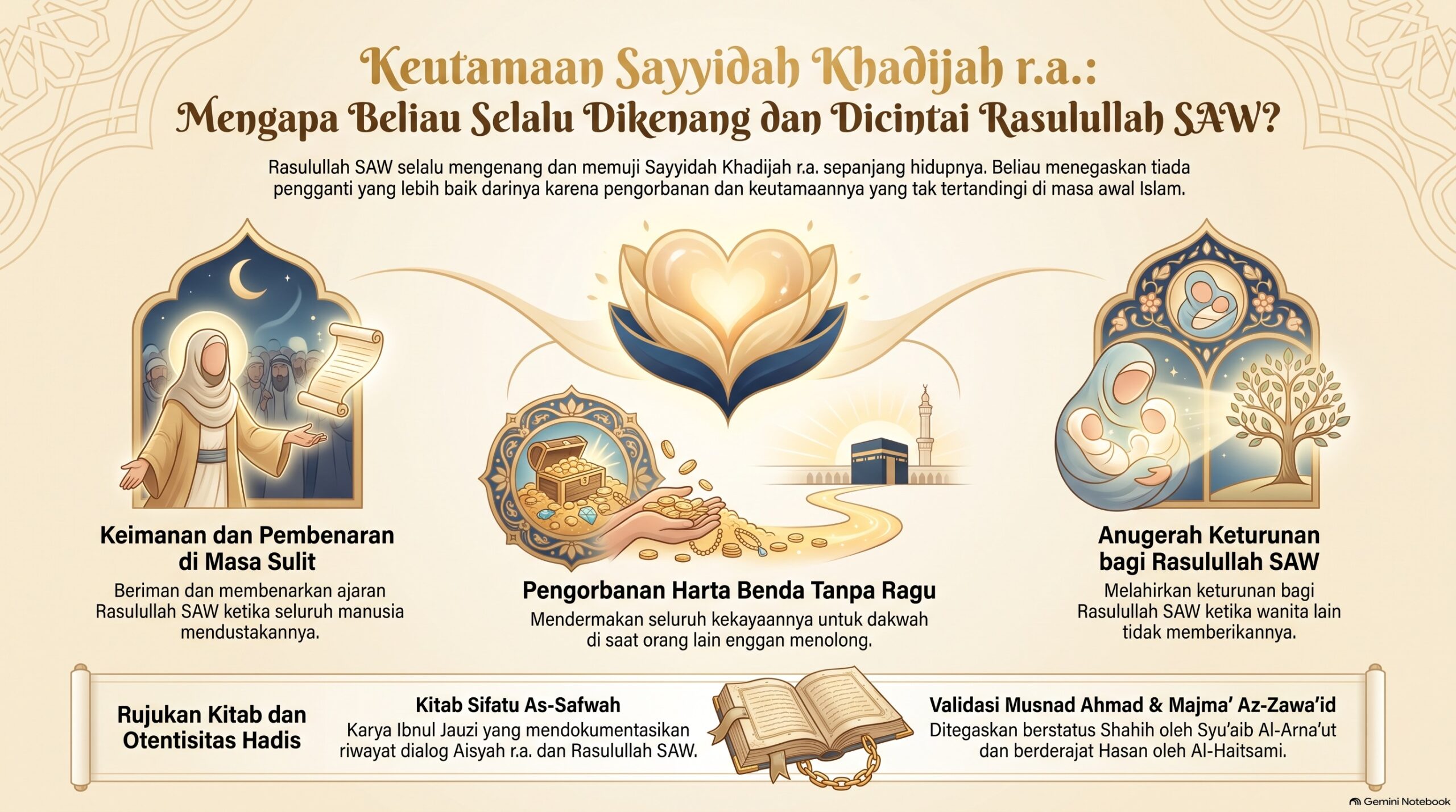 Dalil2 Keutamaan Sayyidah Khadijah r.a