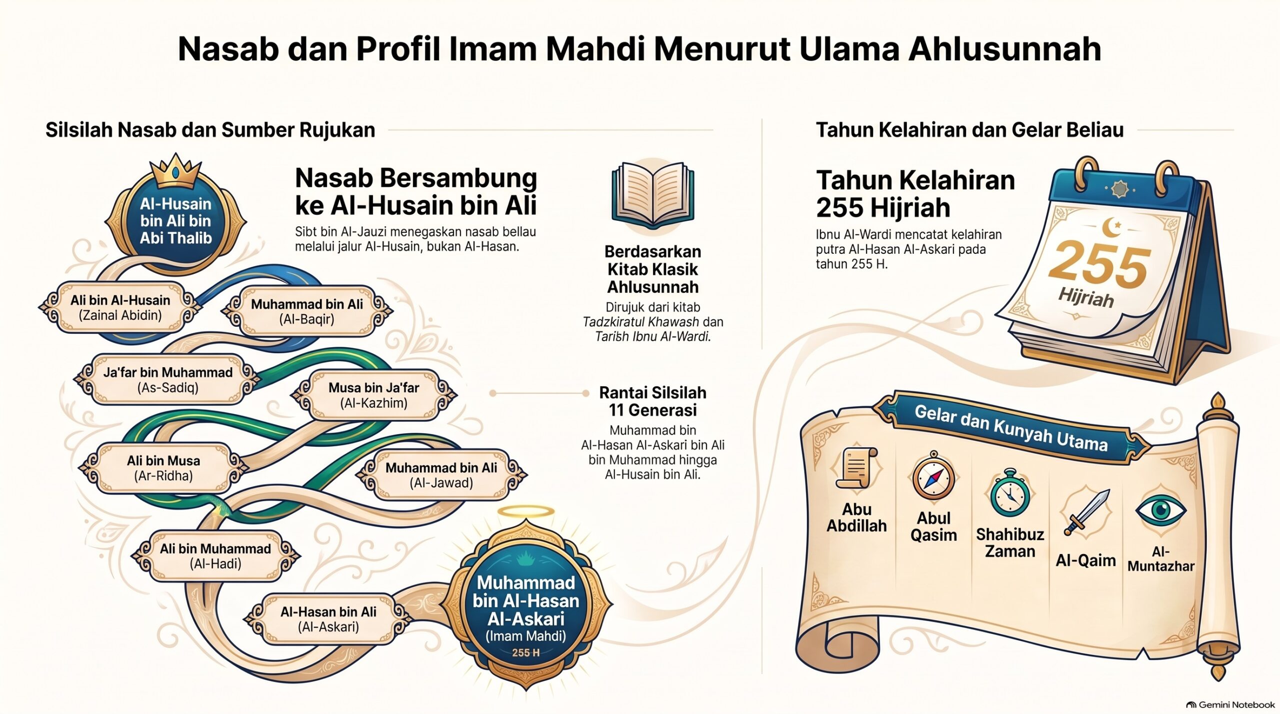 Dalil2 Nasab dan Profil Imam Mahdi6