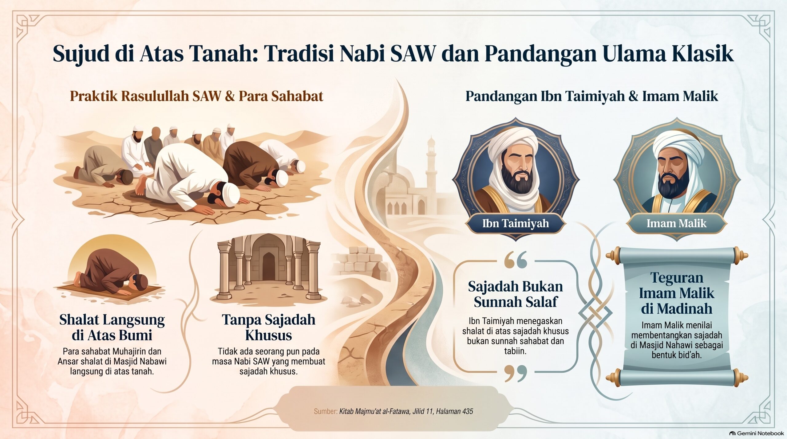 Dalil2 Tradisi Sujud di Atas Tanah